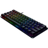 Razer Huntsman Mini RGB gaming toetsenbord Zwart, US lay-out (QWERTY), Razer Clicky Optical (Purple), 60%, RGB leds