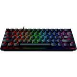 Razer Huntsman Mini RGB gaming toetsenbord Zwart, US lay-out (QWERTY), Razer Clicky Optical (Purple), 60%, RGB leds