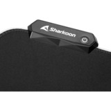 Sharkoon 1337 RGB V2 Gaming Mat 360 muismat Zwart, RGB leds