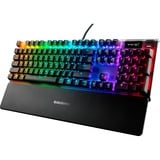 SteelSeries Apex 7, gaming toetsenbord Zwart, US lay-out, SteelSeries QX2 Blue, RGB leds