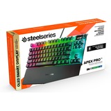 SteelSeries Apex Pro TKL, gaming toetsenbord Zwart, US lay-out, SteelSeries OmniPoint, RGB leds, TKL