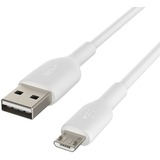 Belkin Boost Charge USB-A naar micro-USB kabel Wit, 1 meter, CAB005bt1MWH