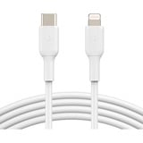 Belkin Boost Charge USB-C naar Lightning 1 meter kabel Wit, CAA003bt1MWH