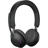 Jabra Evolve2 65 on-ear headset Zwart, UC, USB-A, Oplader