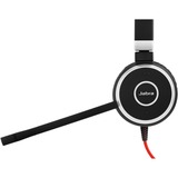 Jabra Evolve 40 MS Duo headset Zwart/zilver