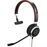 Jabra Evolve 40 UC Mono headset Zwart/zilver