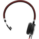 Jabra Evolve 40 UC Mono on-ear headset Zwart/zilver