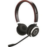 Jabra Evolve 65 MS Duo headset Zwart, Inclusief Laadstation
