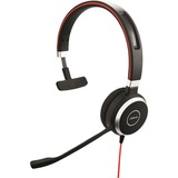 Jabra Evolve 65 MS Mono headset Zwart, Inclusief Laadstation