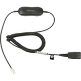 Jabra GN1200 Smart Cord spiral adapter Zwart
