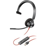 Plantronics Blackwire C3310 headset Zwart, USB-A
