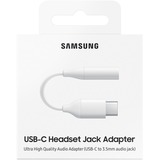 SAMSUNG USB-C naar Headset Jack Adapter Wit
