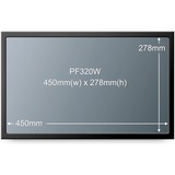 3M Privacyfilter met frame 20" breedbeeldmonitor (16:10)