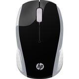 HP Draadloze muis 200 Zwart/zilver, 1000 dpi