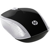 HP Draadloze muis 200 Zwart/zilver, 1000 dpi