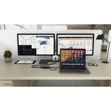 i-tec USB-C 3.2 Gen 2 naar 2x DisplayPort adapter Zwart, 0,3 meter, 4K