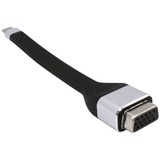 i-tec USB-C 3.2 Gen 2 naar VGA Flat adapter Zwart, 0,13 meter