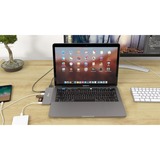 i-tec USB-C Metal Dockingstation voor Apple MacBook Zwart