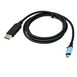 i-tec USB-C naar Display-Port 4K / 60 Hz adapter Zwart, 1,5 m