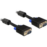 DeLOCK Delock Cable SVGA 5m male-male kabel Zwart, 82559