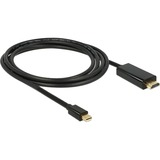 DeLOCK Mini-DisplayPort naar HDMI-A kabel Zwart, 2 meter