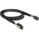 DeLOCK Mini SAS HD SFF-8643 naar Mini SAS SFF-8087 adapterkabel Zwart, 1 meter