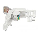 DeLOCK RJ45 plug Cat.6 UTP toolfree stekker Wit, 2 stuks