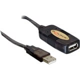 DeLOCK USB 2.0 verlengkabel Zwart, 5 meter