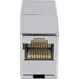 Digitus RJ-45 Modulaire Koppeling Zilver, 2x RJ-45 Jack, Dubbel afgeschermd