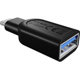 ICY BOX IB-CB003 USB 3.0 Type-C plug naar USB 3.0 Type-A adapter Zwart