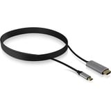 ICY BOX IB-CB020-C - USB-C (male) > HDMI (male) kabel Zwart, 1,8 meter