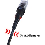 Patchsee Netwerkabel TP-6A-U/6 Zwart, 1,8 meter