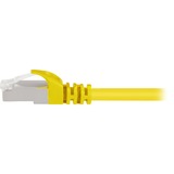 Sharkoon Cat.6 netwerkkabel Geel, 0,25 meter, SFTP, RJ-45