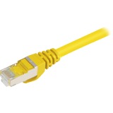 Sharkoon Cat.6 netwerkkabel Geel, 1 meter, SFTP, RJ-45