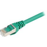 Sharkoon Cat.6 netwerkkabel Groen, 0,5 meter, SFTP, RJ-45