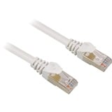 Sharkoon Cat.6 netwerkkabel Wit, 5 meter, SFTP, RJ-45