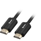 Sharkoon HDMI 2.0 kabel Zwart, 1 m, 4K