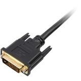 Sharkoon HDMI naar DVI-D (24+1) kabel, 1 m Zwart, 1 meter