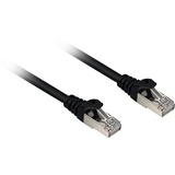 Sharkoon Patchkabel SFTP, RJ-45 met Cat.6a Zwart, 2 meter, Halogeenvrij