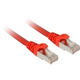 Sharkoon Patchkabel SFTP, RJ-45 met Cat.7a Rood, 5 meter, Ruwe kabel