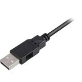 Sharkoon USB-A 2.0 naar USB-B kabel Zwart, 1 meter