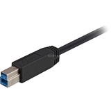 Sharkoon USB-A 3.0 > USB-B kabel Zwart, 3 meter