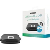 Sitecom USB 3.0 to IDE / SATA 2-in-1 Adapter Zwart, CN-334
