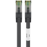 goobay Cat.8.1 netwerkkabel Zwart, 3 meter, S/FTP (PiMF), RJ-45