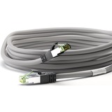 goobay Cat.8.1 netwerkkabel Grijs, 0,25 meter, S/FTP (PiMF), RJ-45