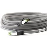 goobay Cat.8.1 netwerkkabel Grijs, 0,5 meter, S/FTP (PiMF), RJ-45