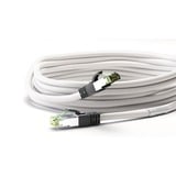 goobay Cat.8.1 netwerkkabel Wit, 0,5 meter, S/FTP (PiMF), RJ-45