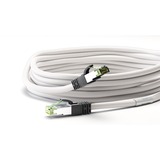 goobay Cat.8.1 netwerkkabel Wit, 1 meter, S/FTP (PiMF), RJ-45