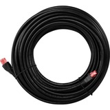 goobay Netwerkabel Cat.6 U/UTP, Outdoor Zwart, 75 meter