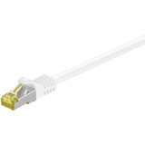 goobay Netwerkabel RJ-45 S/FTP met Cat.7 Wit, 1,5 meter, Ruwe kabel